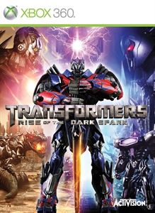 Transformers: Rise of the Dark Spark box art for Xbox 360